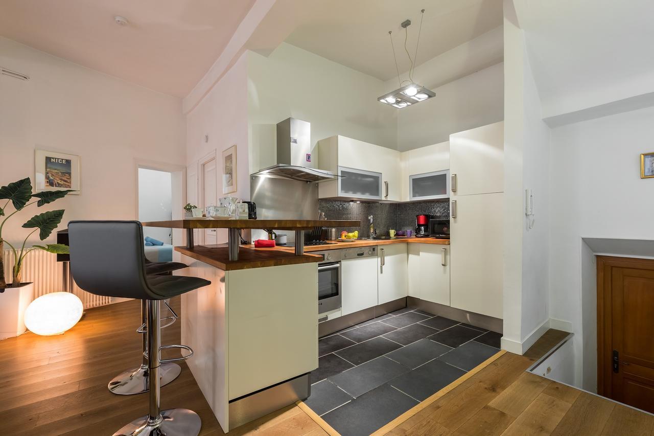Pref 2 - F4 - Vaste Et Bourgeois ,3 Chambres, Ascenseur, Vx-Ніцца Екстер'єр фото